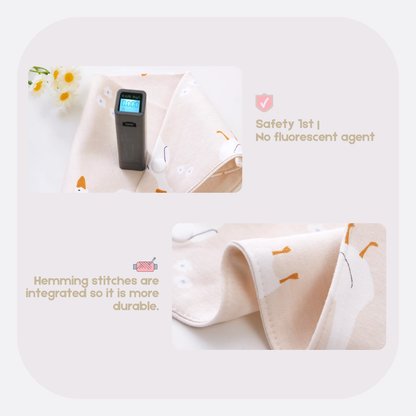 Baby Cotton Drool Bibs | Bandana | Saliva Towel | Scraves | Cloth