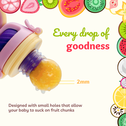 Baby Fruit Feeder Pacifier - Twist & Turn | Your little one's first step to solids!