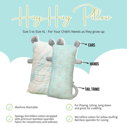 HugHug Pillow | Relieves Anxiety | Ultra Soft 100% Natural Latex for Comfort