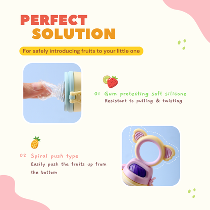 Baby Fruit Feeder Pacifier - Twist & Turn | Your little one's first step to solids!