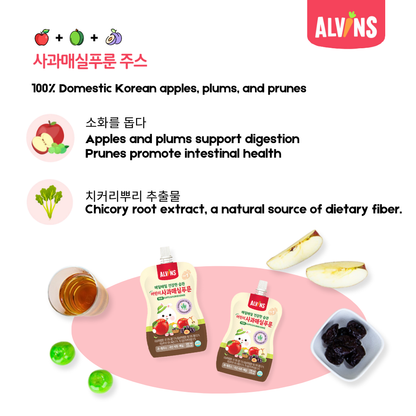 Alvins – Korean Apple / Pear Juice with Prune for 12m+