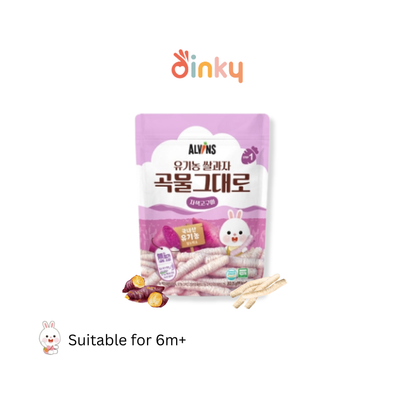 Organic Rice Pops / Rings / Stix (6M+) - No additives | Made with natural food colours!