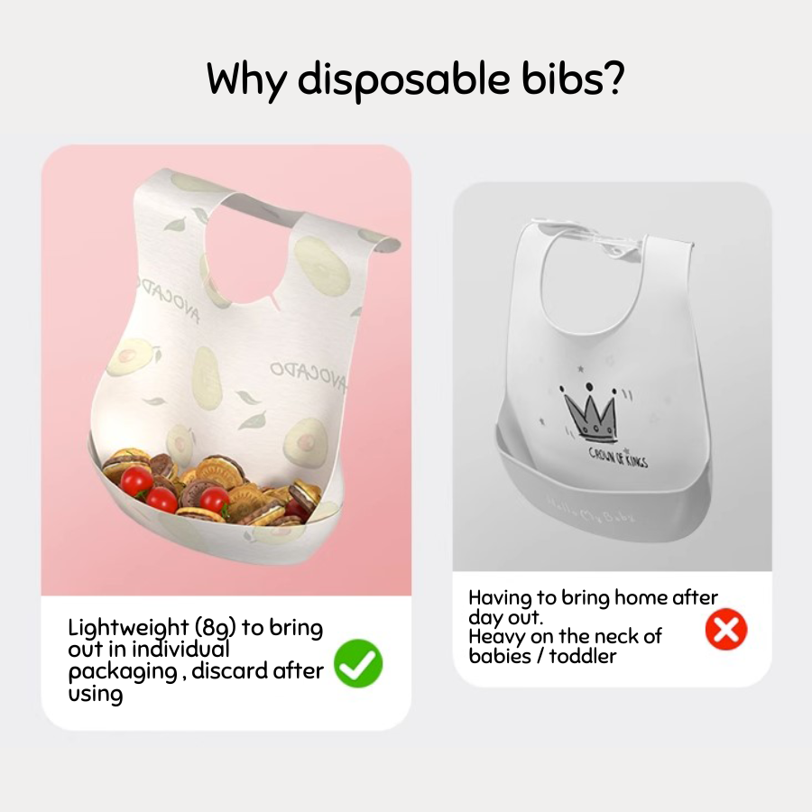 Disposable Bibs for Babies & Toddlers