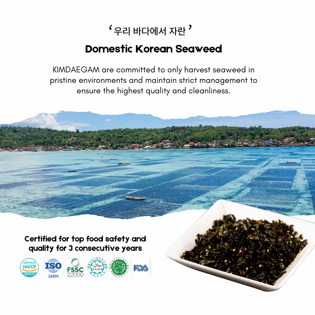 Organic Seaweed Sticks for Kids & Adults | 10g x 15 sticks