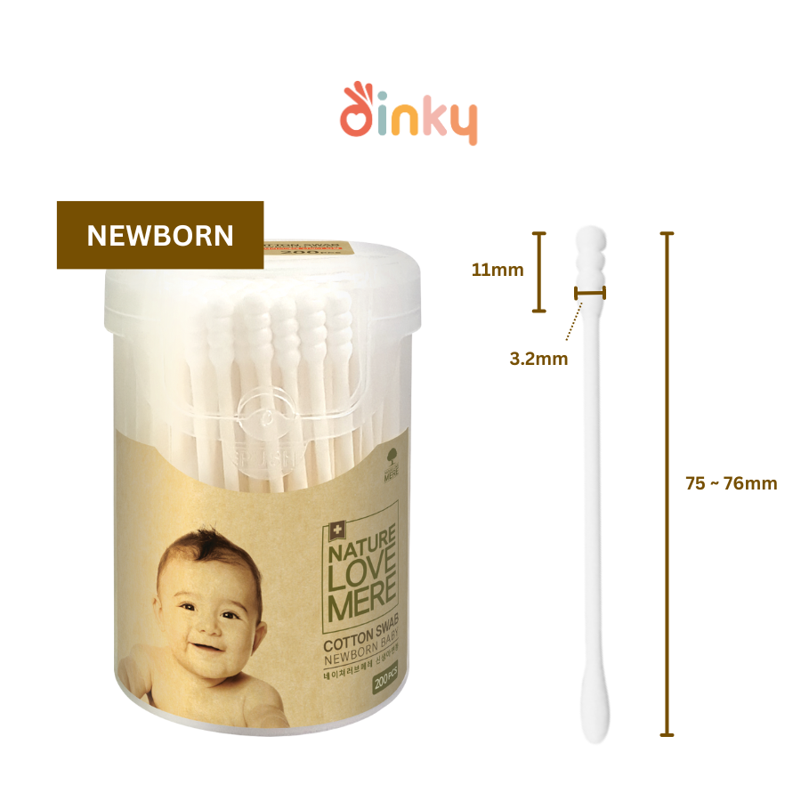 Newborn / Infant Cotton Swabs 80 / 200pcs