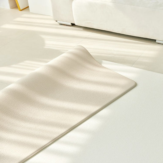 [ORGANIC IVORY] Korea Factory Playmat - 1.5cm, Anti-Slip, Waterproof, PVC, Toddler Safe