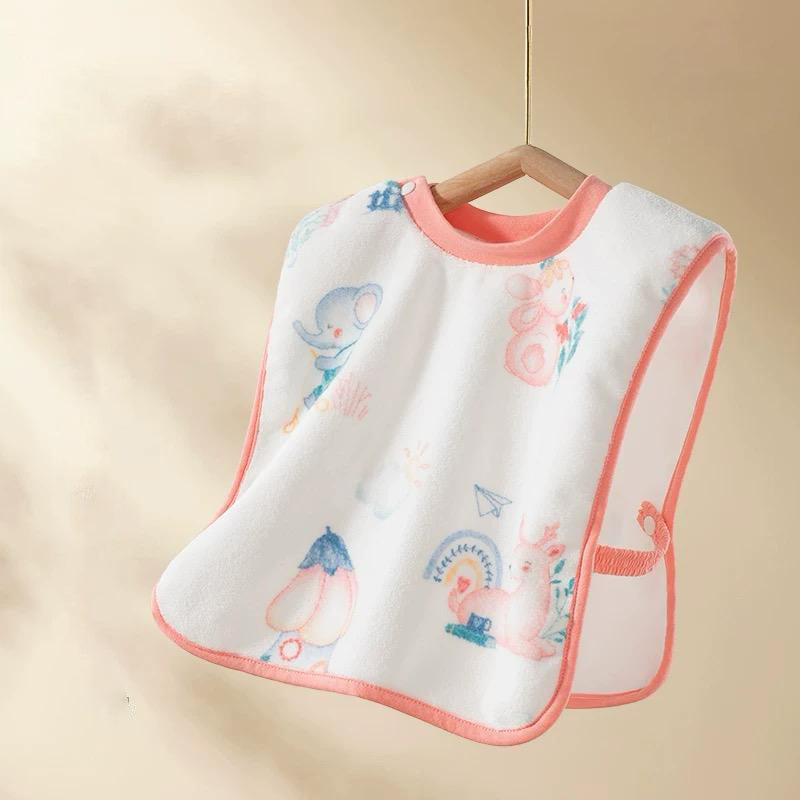 Soft Coral Fleece Wash Towel for Toddler Brushing Teeth, Face Washing