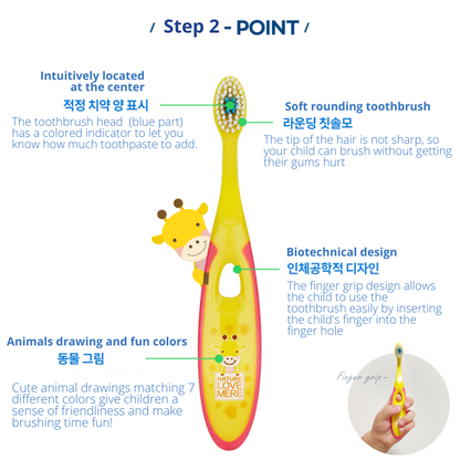 Soft Bristle Toothbrush & Toothpaste