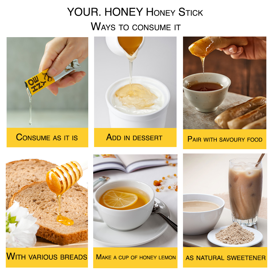 100% Natural Pure Acacia Honey Sticks (South Korea)