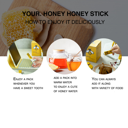 100% Natural Pure Acacia Honey Sticks (South Korea)